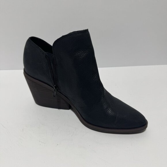 Lucky Brand Womens Sauci Ankle Boot Black Size 8.5 M - Picture 2 of 5